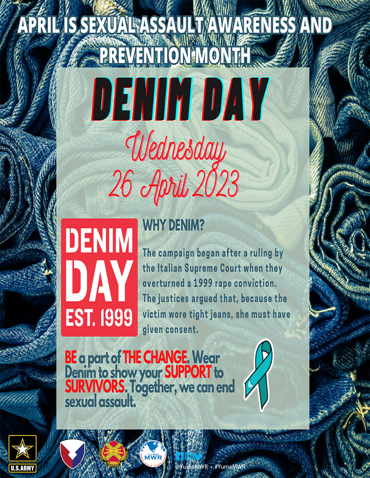 View Event Denim Day Yuma Proving Ground US Army MWR